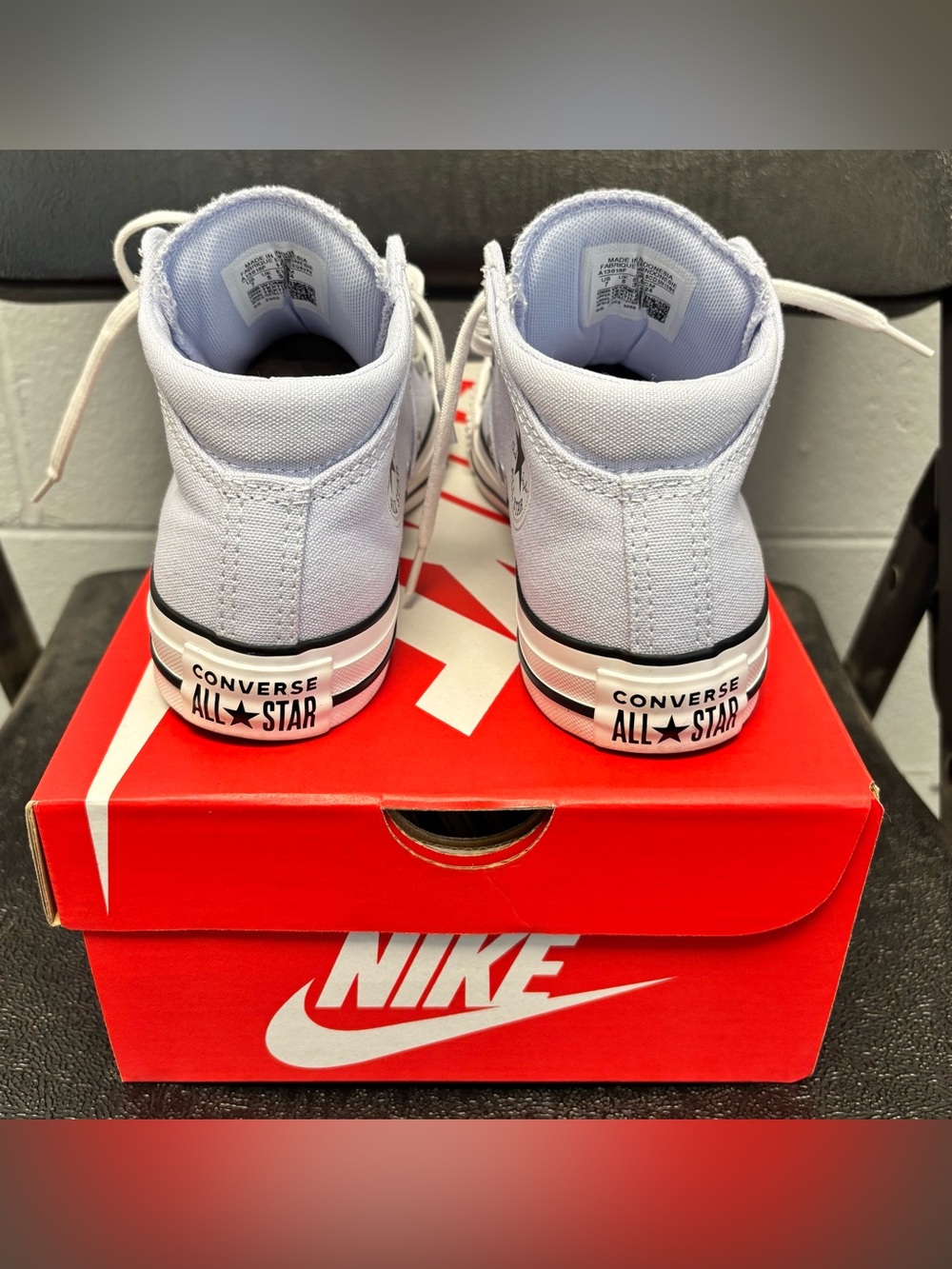 RARE - Converse Wmns Chuck Taylor All Star Madison Mid 'Blueberry Ice' - Size 7W - Picture 5 of 9